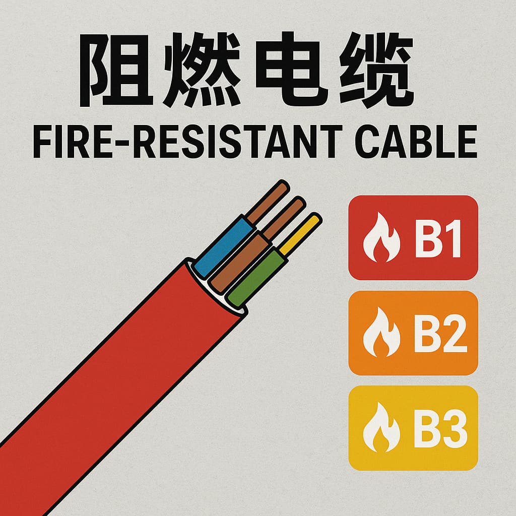 什么是阻燃电缆？B1、B2、B3级的区别你相识吗？