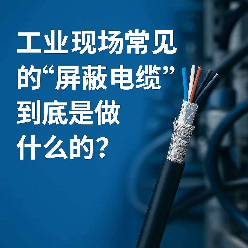 工业现场常见的“屏蔽电缆”到底是做什么的？